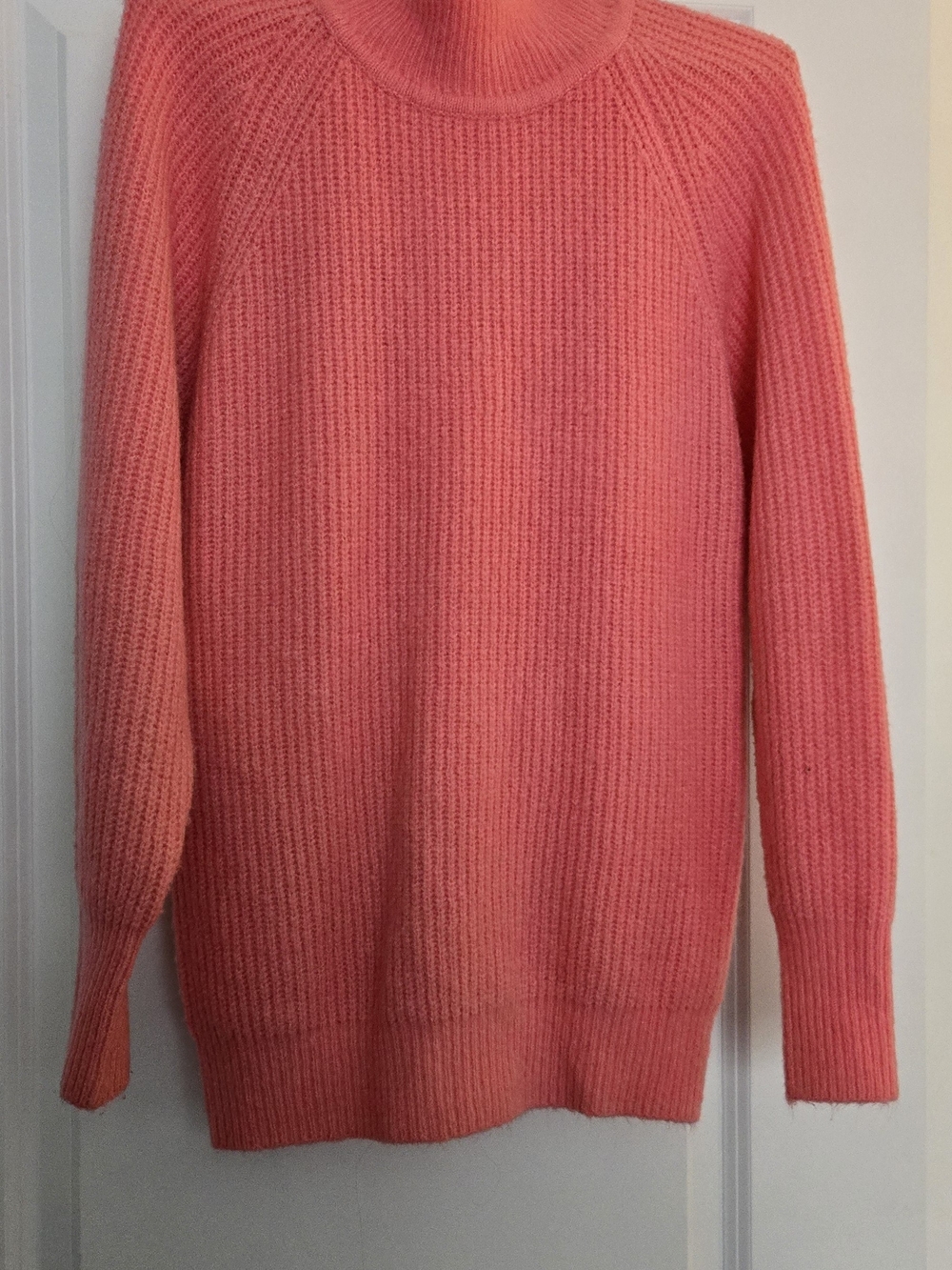 Brave Soul Coral Pink Turtleneck Sweater